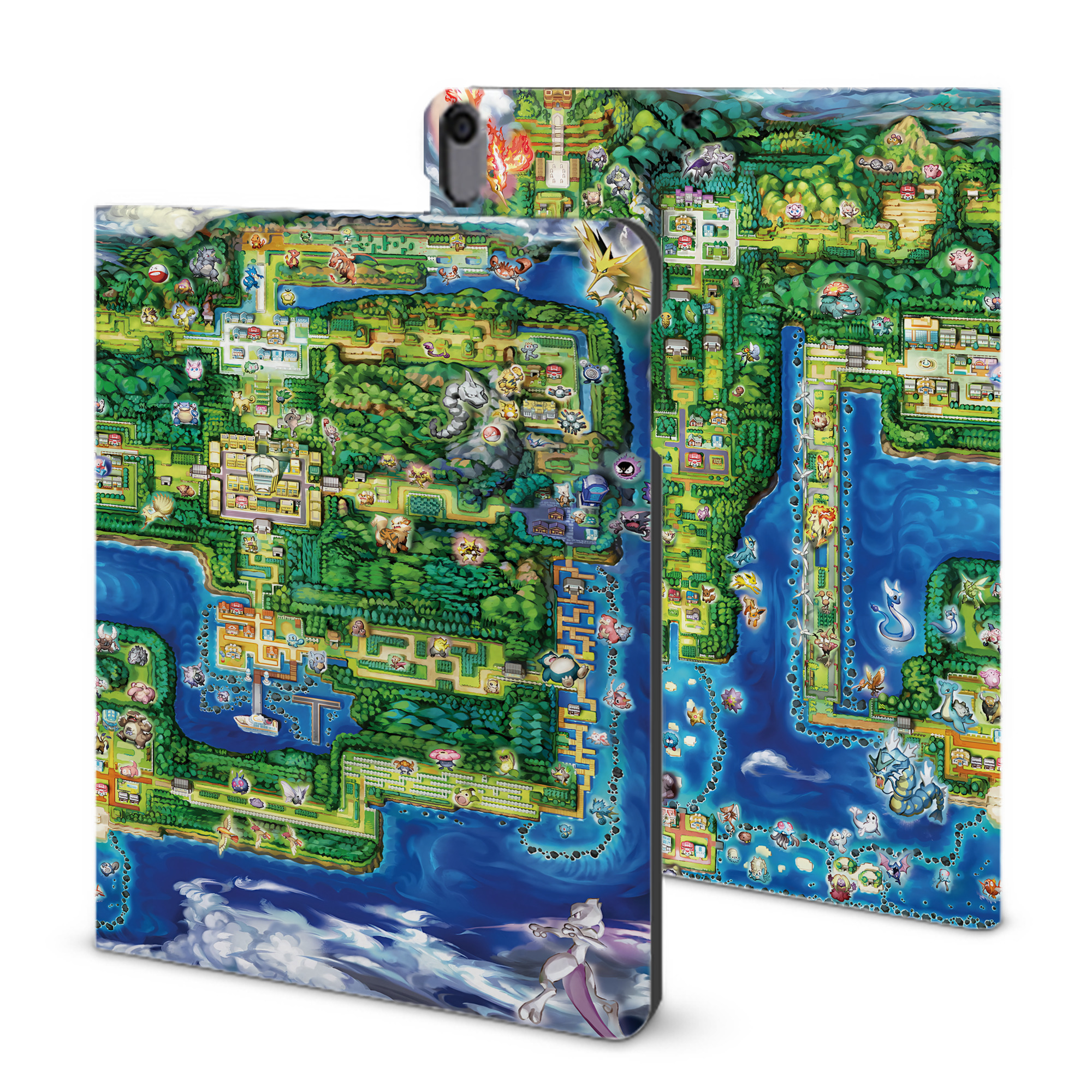 （画像用） ポケットモンスター Pokémon IPad ケース ブック型 PUレザー TPU 耐衝撃 軽量 薄型 ペン収納なし 全面保護 IPad 各モデル対応